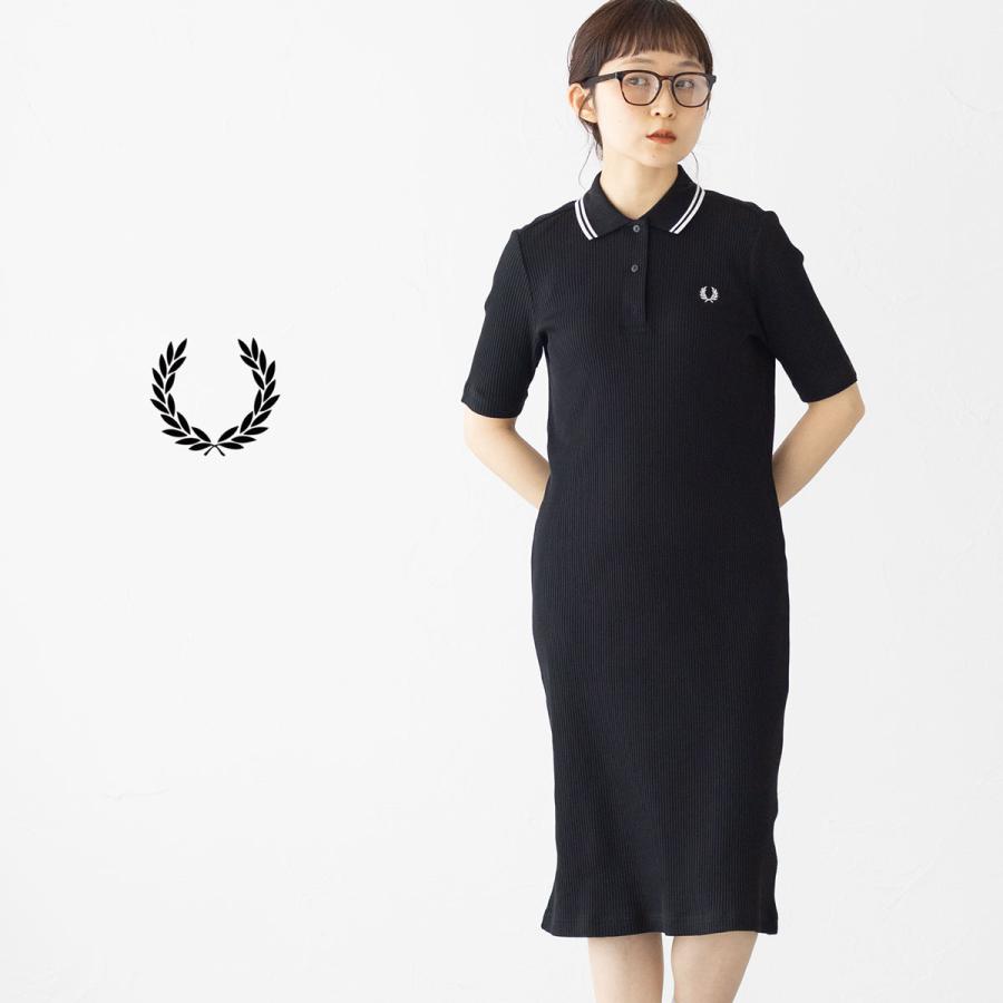 FRED PERRY（フレッドペリー） フィッシュテール ヘム シャツ ドレス