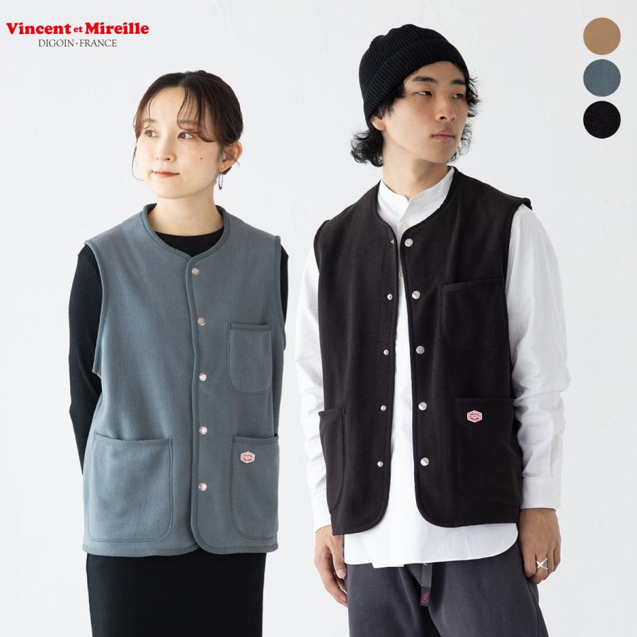 VINCENT ET MIREILLE（ヴァンソン エ ミレイユ） フリース ベスト