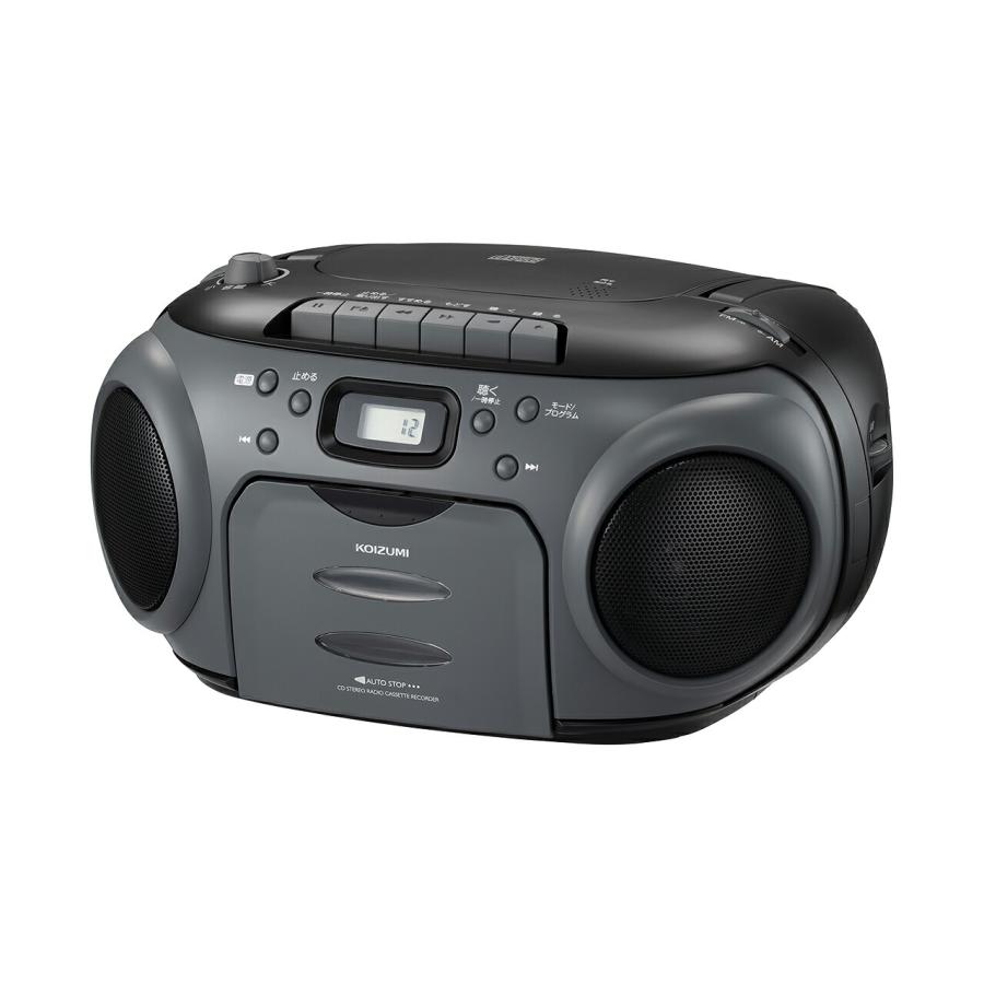 KOIZUMI（コイズミ） CDラジカセ SAD-4948/K ブラック カセット