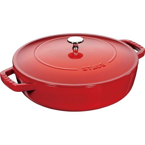 ストウブ staub ブレイザー ソテーパン 24cm チェリー 40511-475 日本