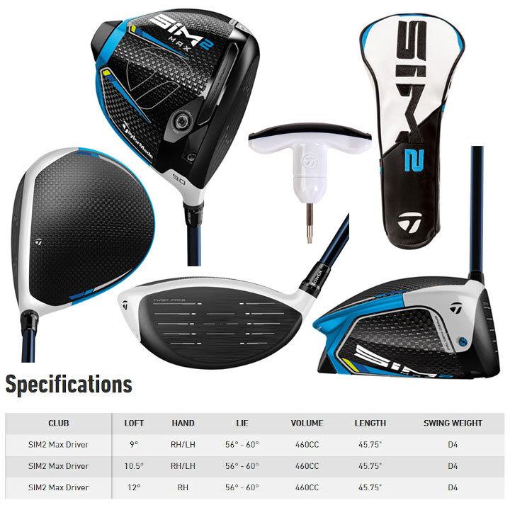 TaylorMade（テーラーメイド） TaylorMade - - SIM2 MAX ドライバー US