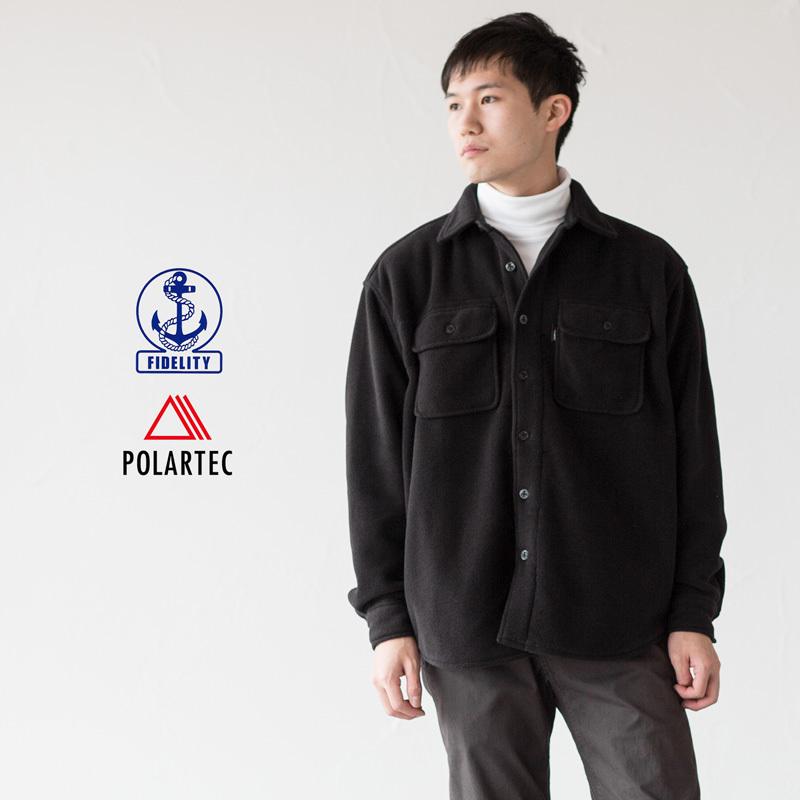 フィデリティ CPO ジャケット フリース FD202MM25131 ブラック CPO