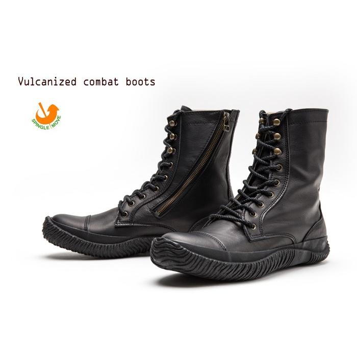 スピングルムーブ SPINGLE MOVE スムースレザー ミリタリーブーツ SPM