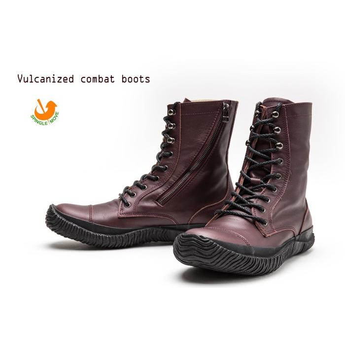 スピングルムーブ SPINGLE MOVE スムースレザー ミリタリーブーツ SPM