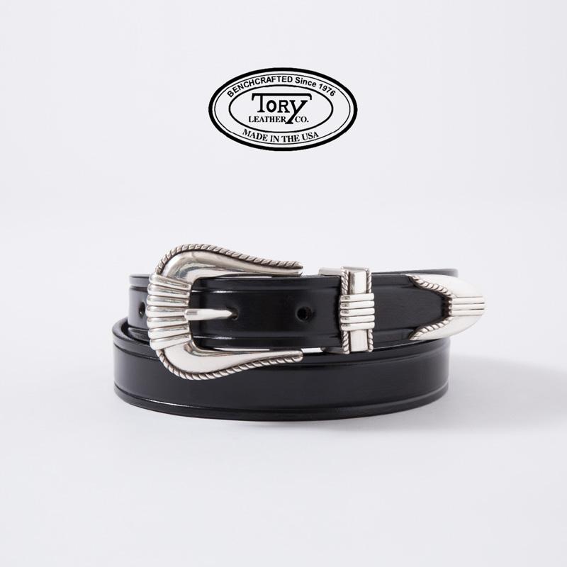 TORY LEATHER（トリーレザー） スリーピース シルバーバックル ベルト