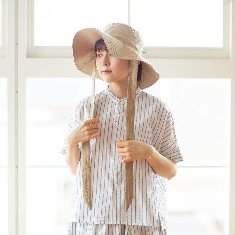 NEW ERA（ニューエラ） アドベンチャー ワイドブリム シアサッカー