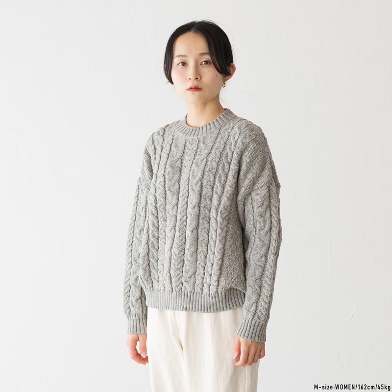 Oldderby Knitwear 英国製 オールドダービー ニットウェア アラン編み
