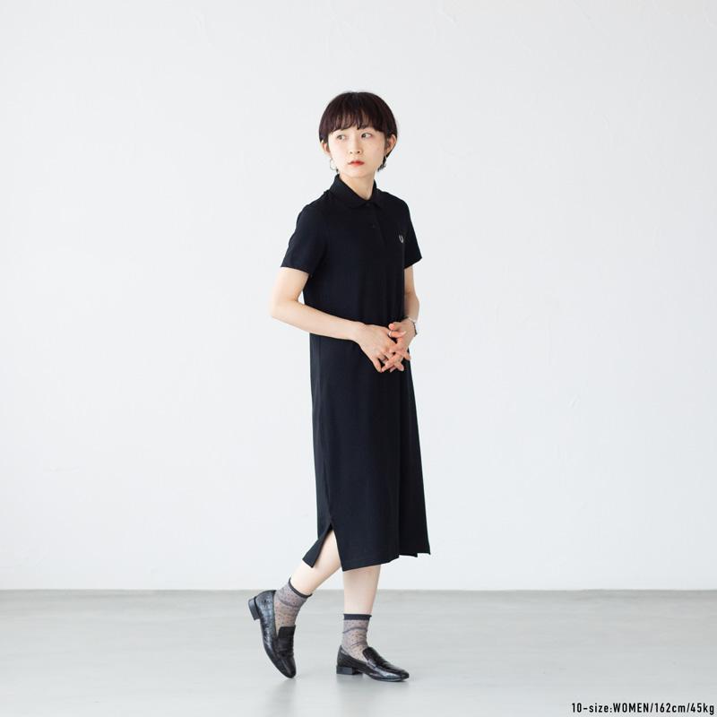 FRED PERRY（フレッドペリー） スプリット ディテール ピケ ドレス
