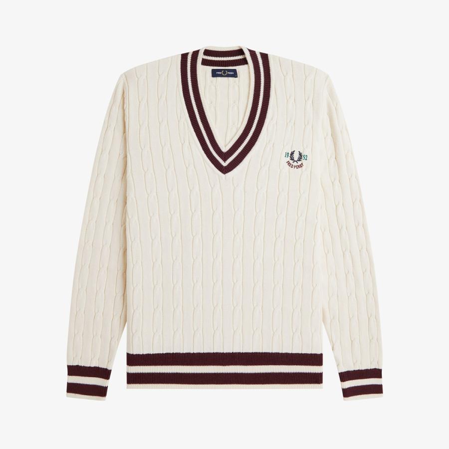 FRED PERRY（フレッドペリー） ケーブル ニット テニス ジャンパー
