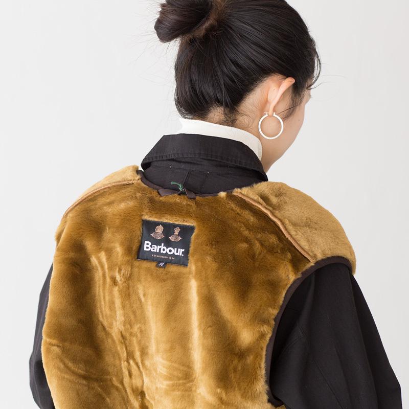 Barbour（バブアー） フロントジップ ファー ライナー ベスト