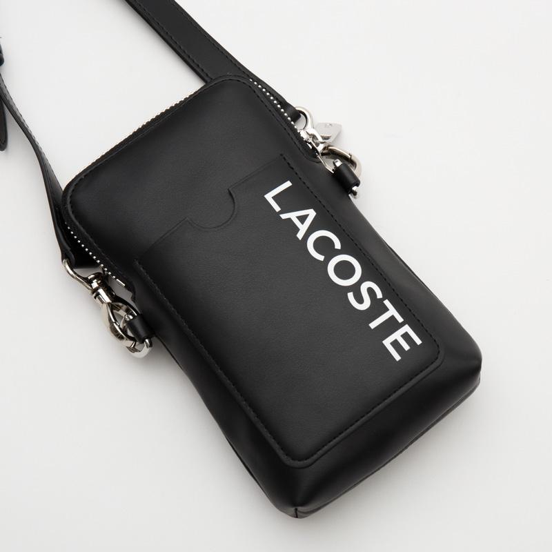 LACOSTE】ラコステ ショルダーポーチ キャディバッグ型 ブラック