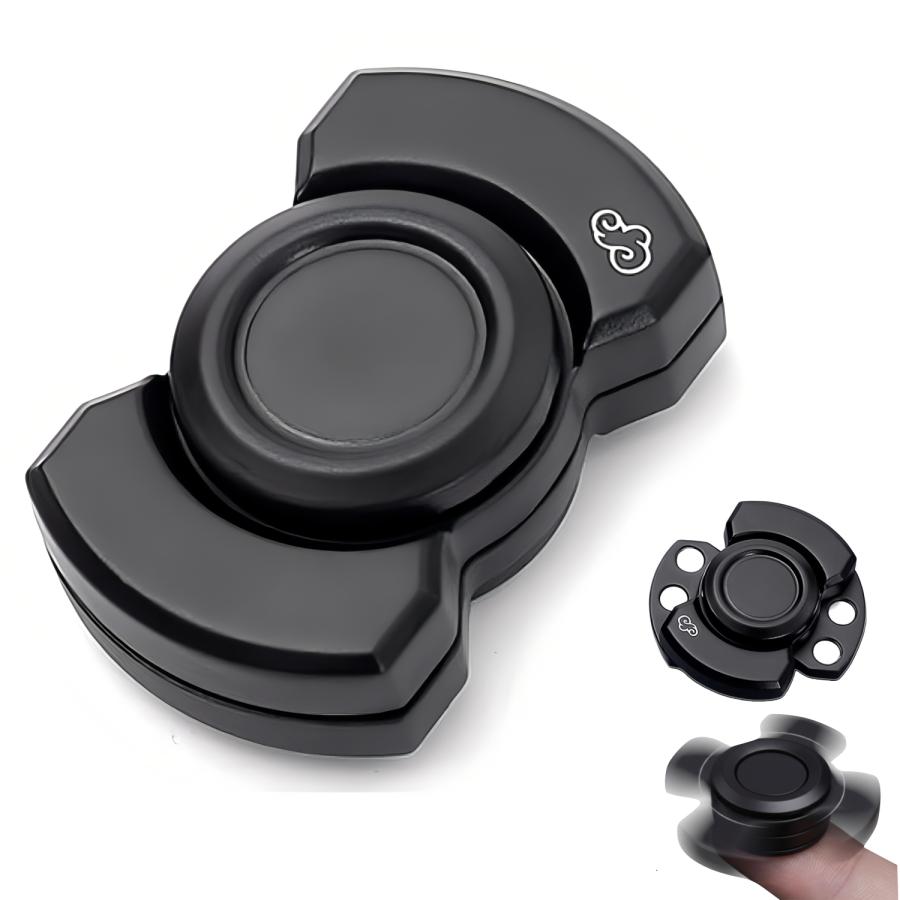 フィジェットトイ ハンドスピナー よく回る 金属 スライド 手遊び 大人