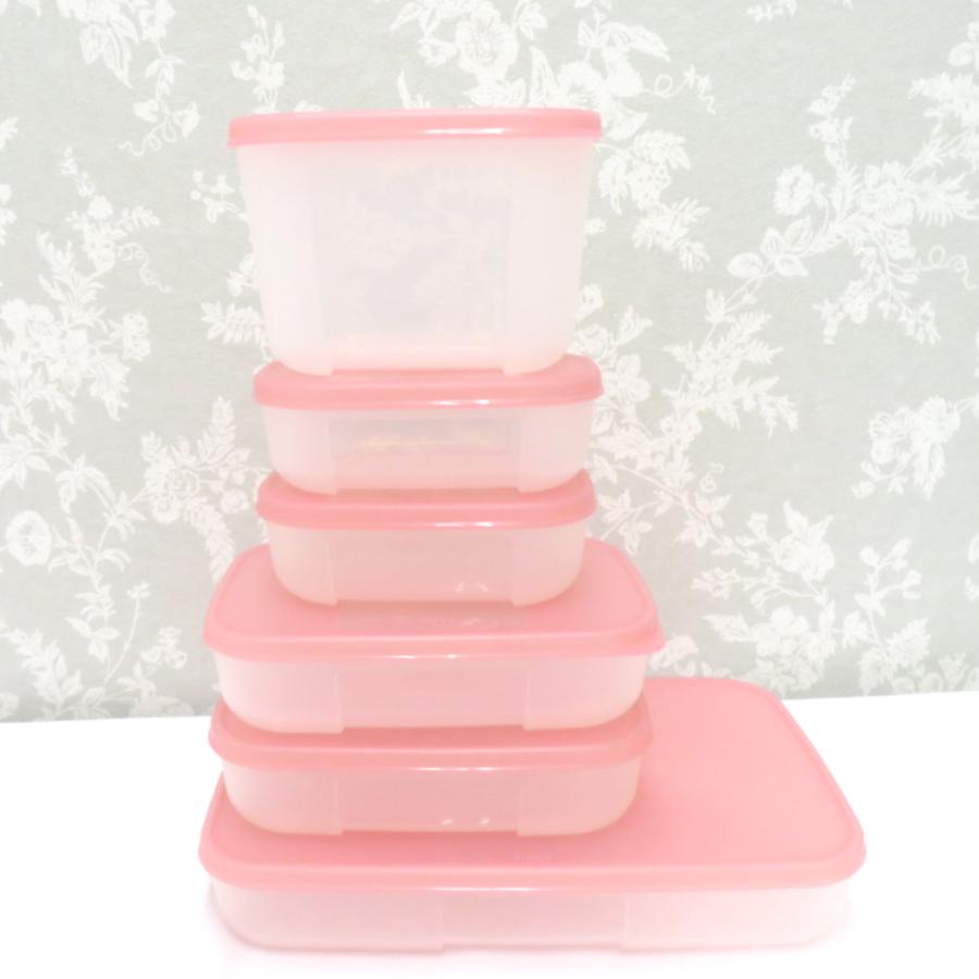 Tupperware タッパーウェア キッチン用品 フリーザーメイト ピンク