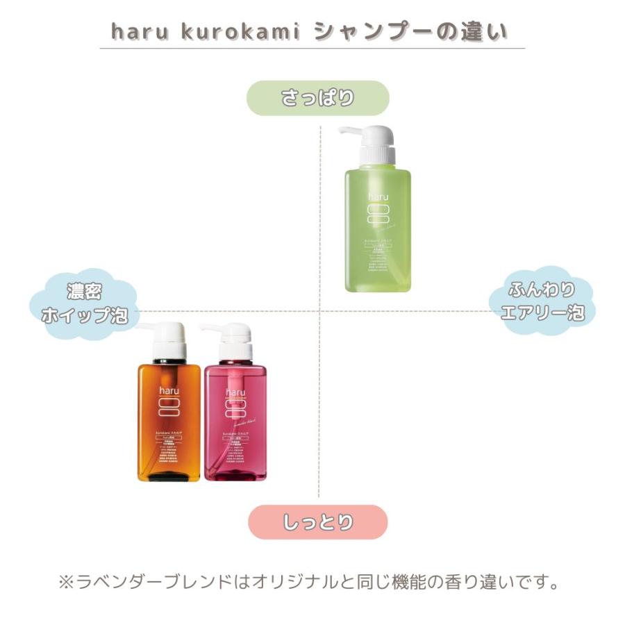 haru（ハル） シャンプー kurokami スカルプシャンプー【種類が選べる