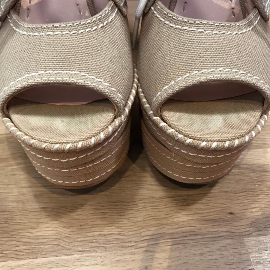 miu miu（ミュウミュウ） 【良品】ミュウミュウ ウェッジソール