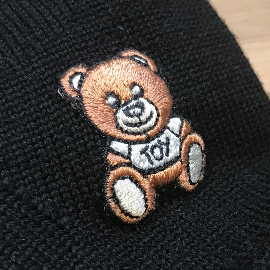 MOSCHINO（モスキーノ） 【超美品】 テディベア グローブ 手袋 黒 クマ