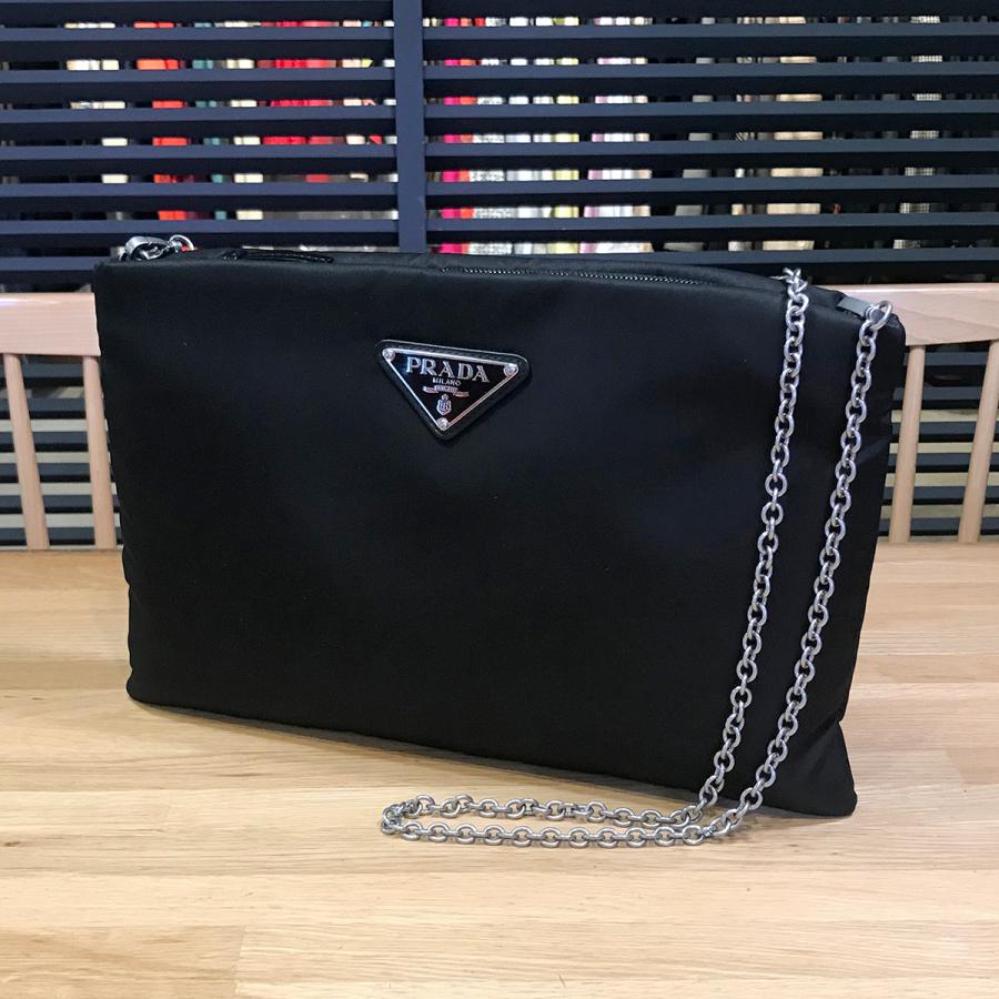 PRADA（プラダ） 【未使用】プラダ チェーンショルダーバッグ ナイロン