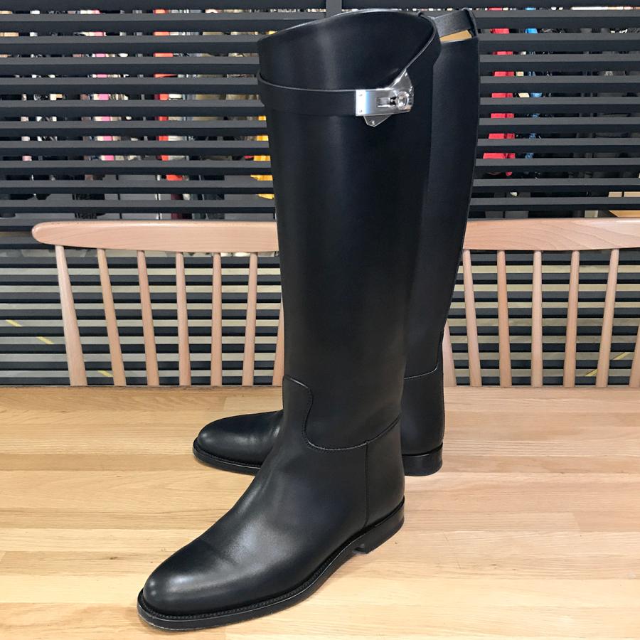 HERMES（エルメス） 【超美品】エルメス ジャンピング ロングブーツ