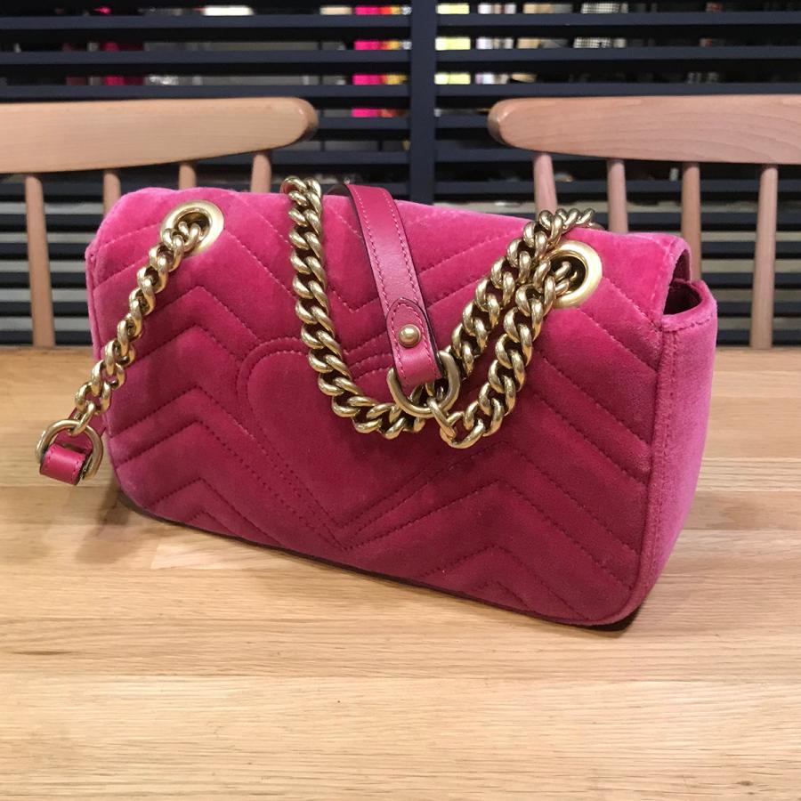 GUCCI（グッチ） 【超美品】グッチ GGマーモント キルティングミニ