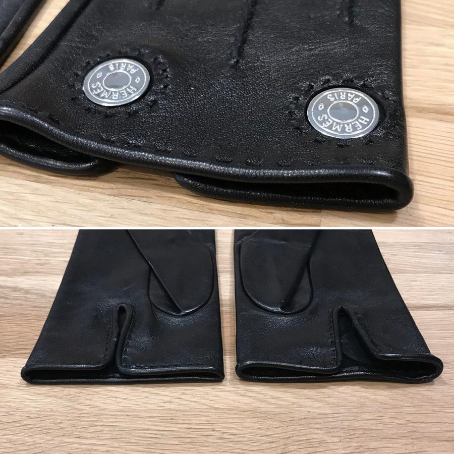 HERMES（エルメス） 【超美品】エルメス セリエ レザーグローブ 手袋