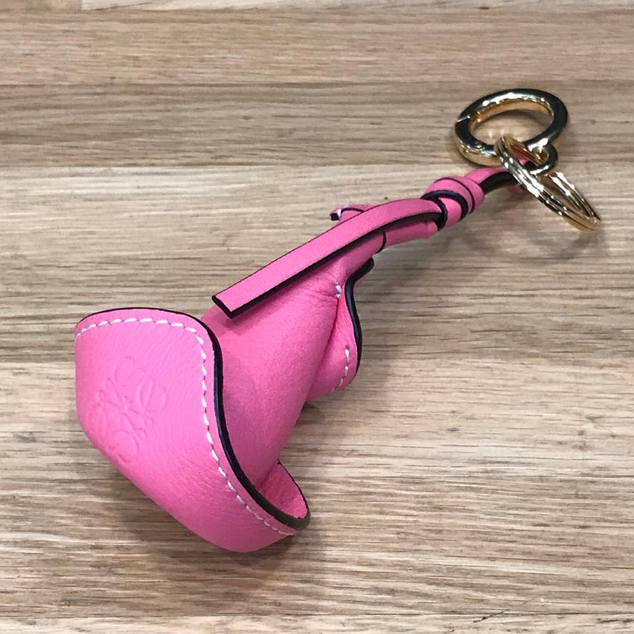 LOEWE（ロエベ） 【新品同様】 カラ バッグチャーム ユリモチーフ