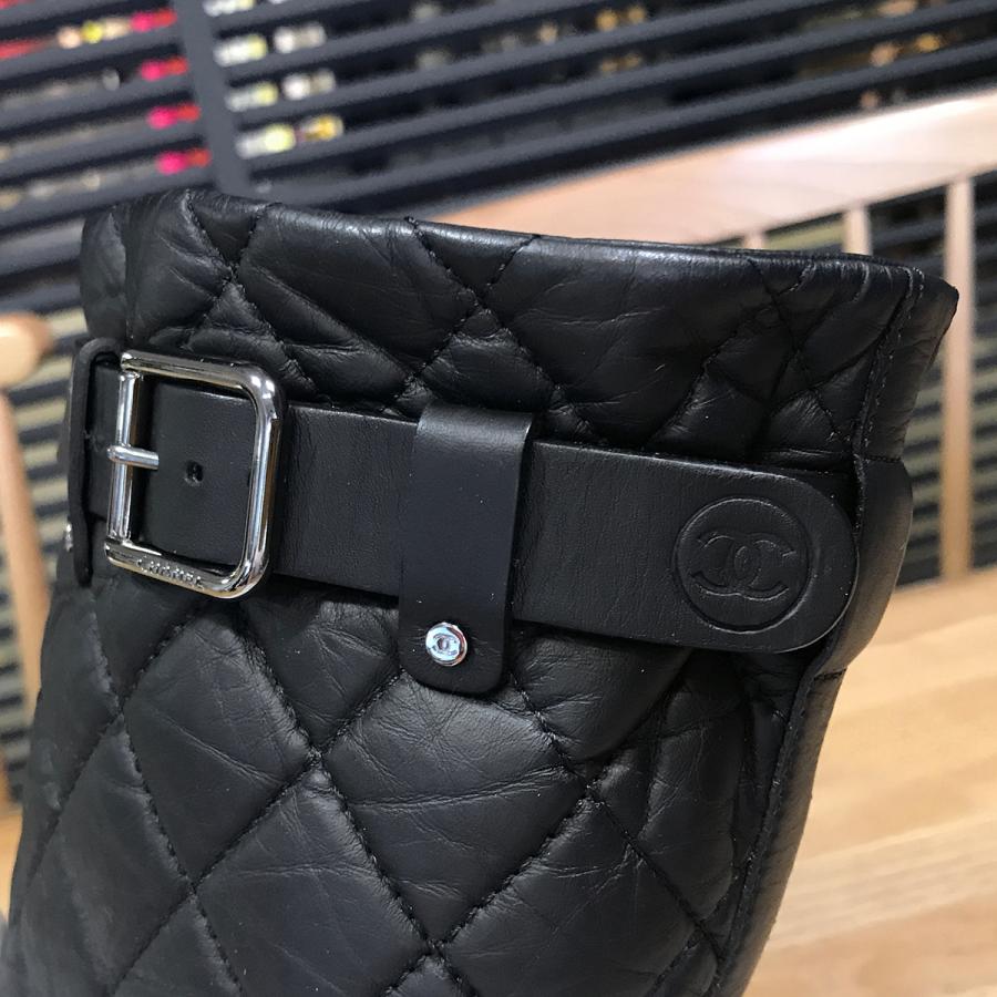 CHANEL（シャネル） 【超美品】シャネル ココマーク マトラッセ ブーツ