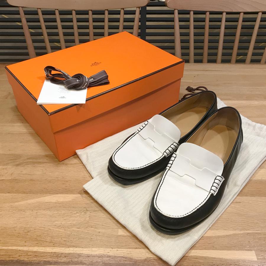HERMES（エルメス） 【良品】エルメス モカシン ケネディ ローファー