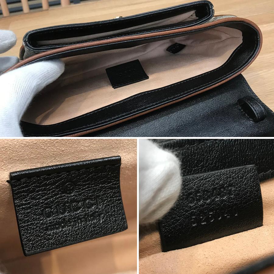 GUCCI（グッチ） 【新品同様】グッチ GGスプリーム パドロック ミニ