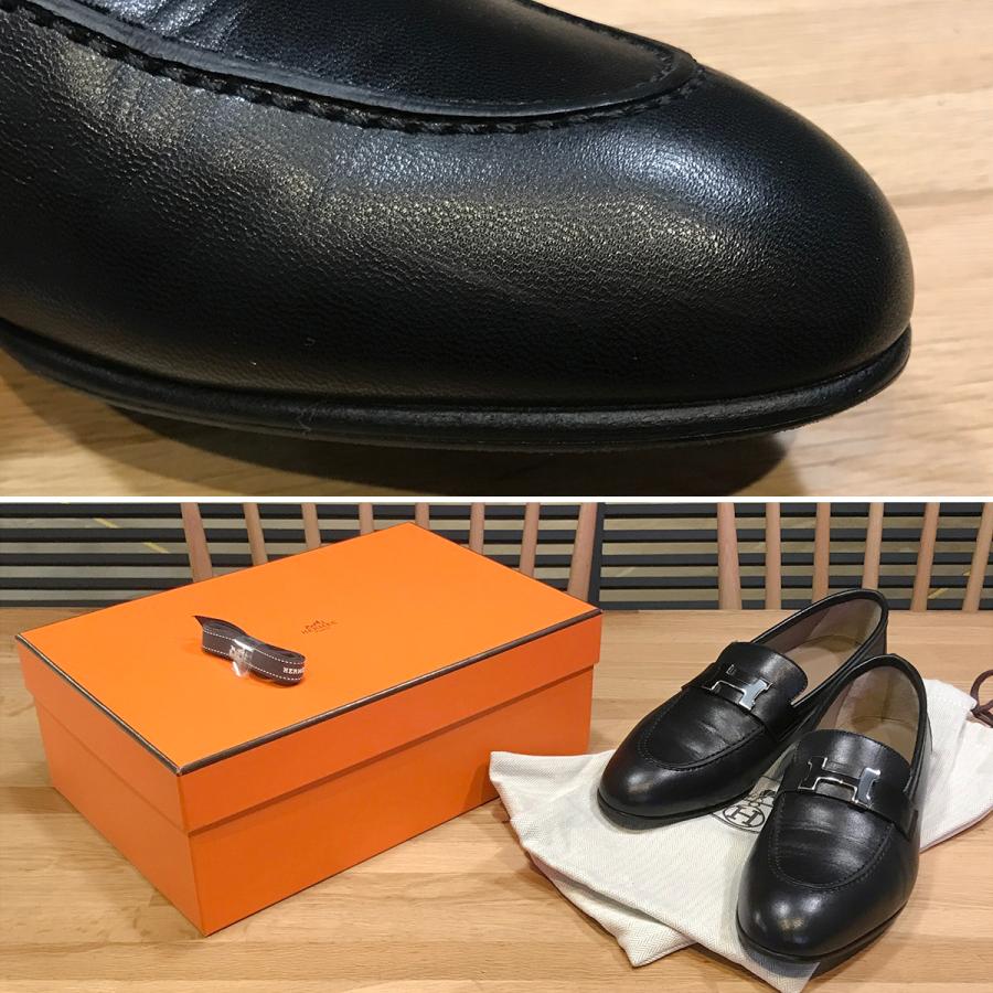 HERMES（エルメス） 【新品同様】エルメス モカシンパリ ローファー