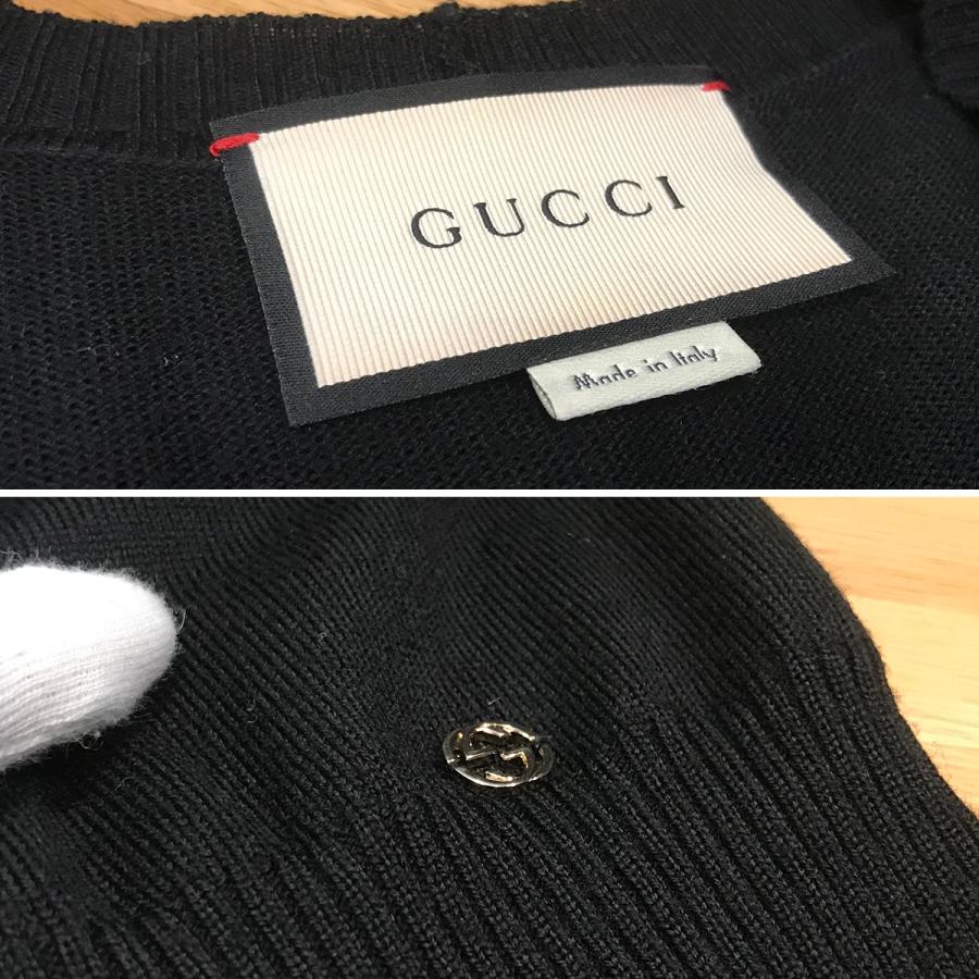 GUCCI（グッチ） 【超美品】グッチ インターロッキングG 長袖 Vネック