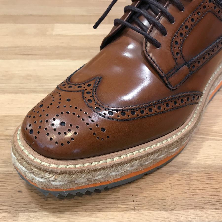 PRADA（プラダ） 【超美品】 ウイングチップ エスパドリーユ ドレス