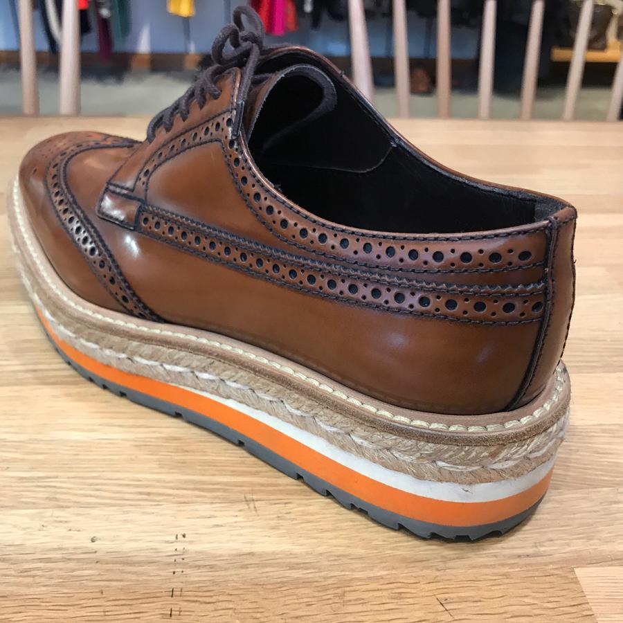 PRADA（プラダ） 【超美品】 ウイングチップ エスパドリーユ ドレス