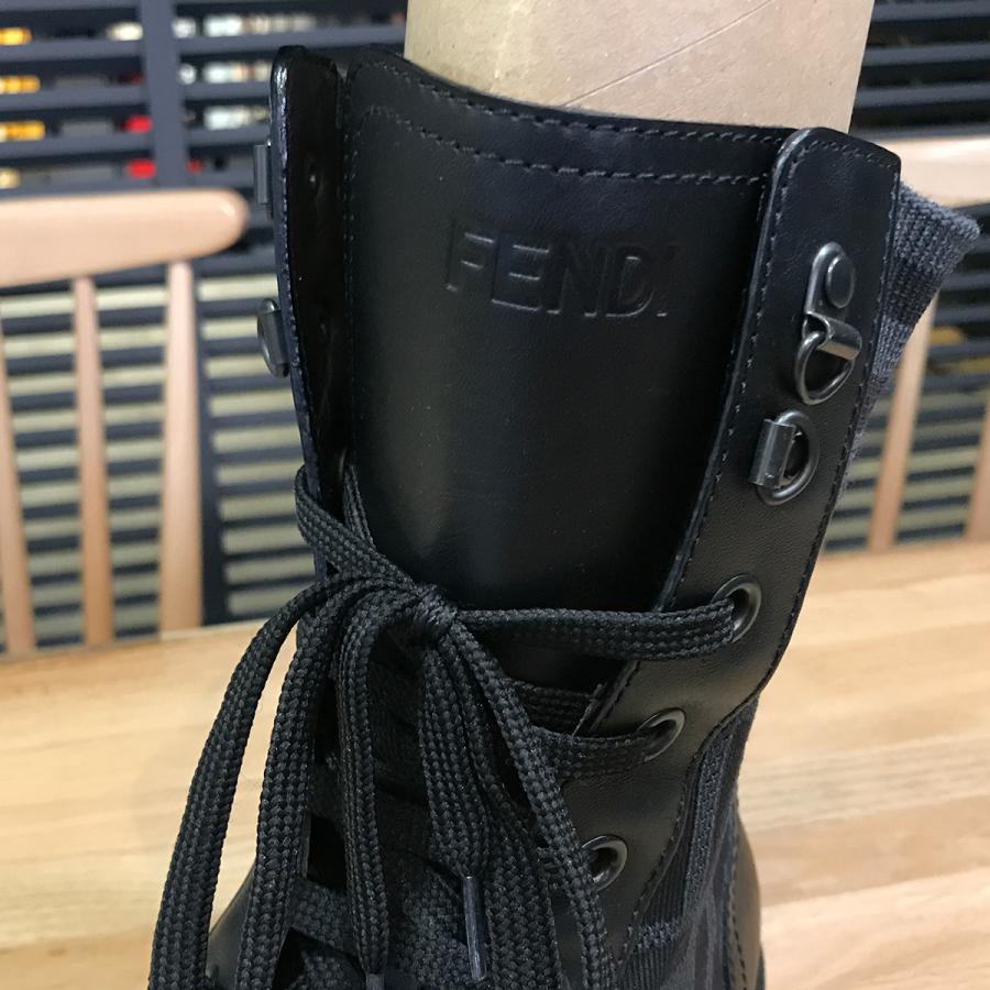 FENDI（フェンディ） 【美品】フェンディ FF柄 フォース レースアップ