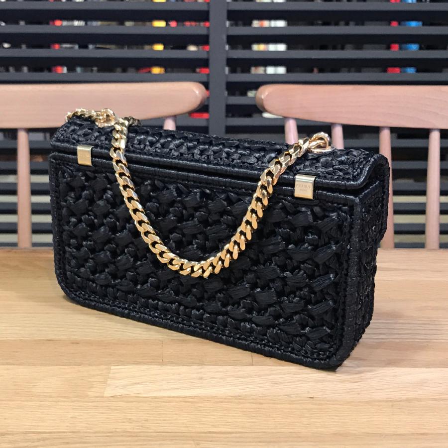 CELINE（セリーヌ） 【超美品】セリーヌ ラフィア チェーンショルダー