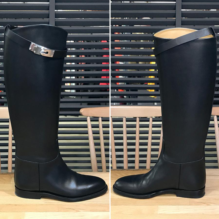 HERMES（エルメス） 【超美品】エルメス ジャンピング ロングブーツ