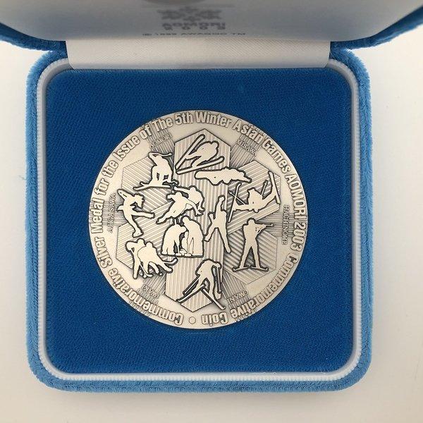 第5回 アジア冬季競技大会 青森2003 記念貨幣発行記念メダル（純銀製