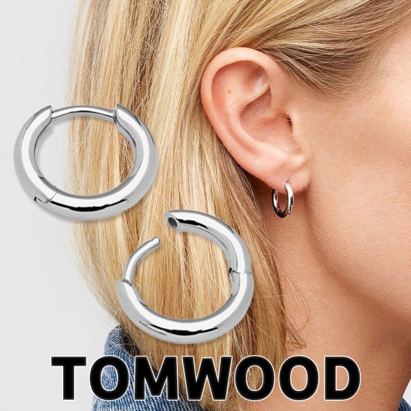 TOM WOOD（トムウッド） ピアス Classic Hoop Small Silver クラシック