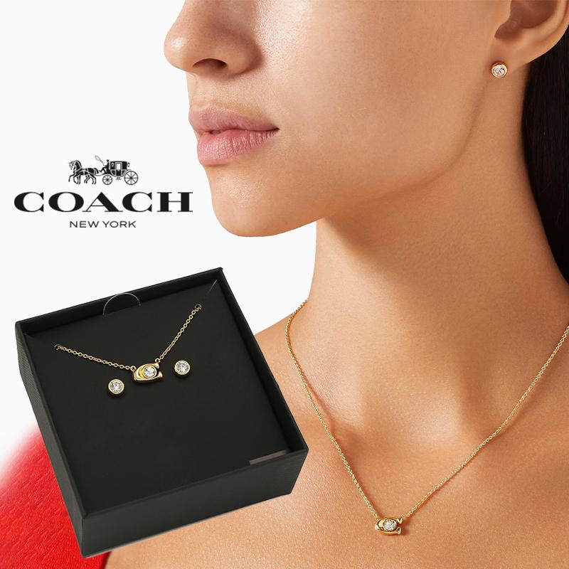 COACH（コーチ） 【BOX付属】COACH レディス ネックレス＆ピアス