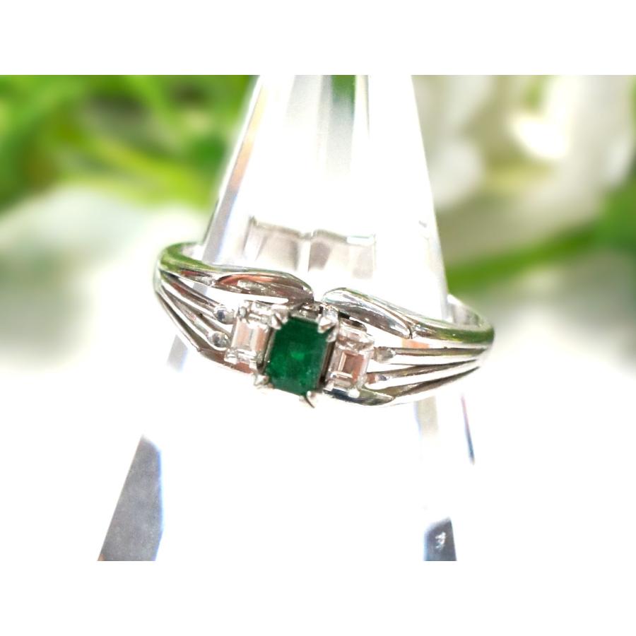 Pm900 エメラルドとダイヤモンドのブローチ2WAY Pm900 エメラルドと