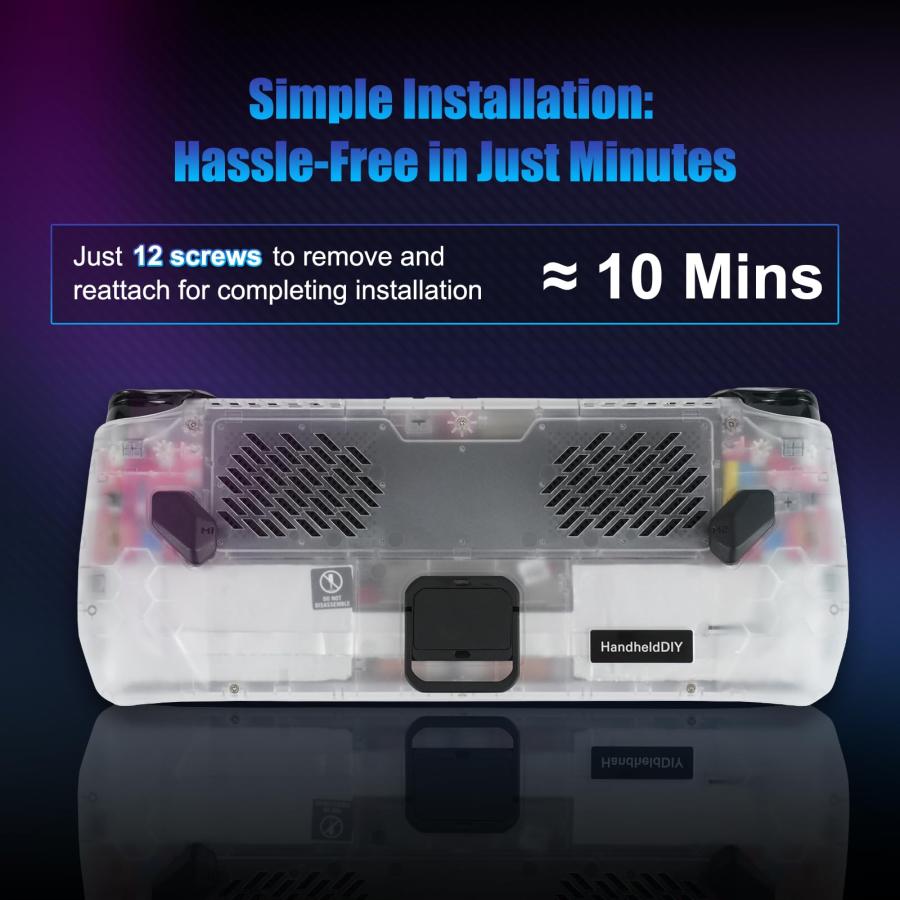 HandheldDIY Modcase for ROG Ally バックプレートアクセサリー 熱管理