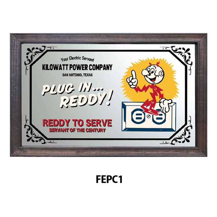 鏡 ウッド パブミラー スクエア 26×40cm ウッドフレーム 木枠