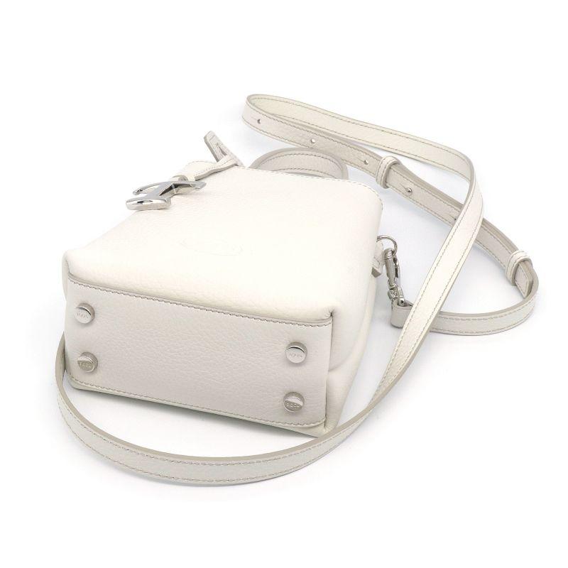 TOD'S（トッズ） Tタイムレスマイクロバッグ ハンドバッグ ホワイト