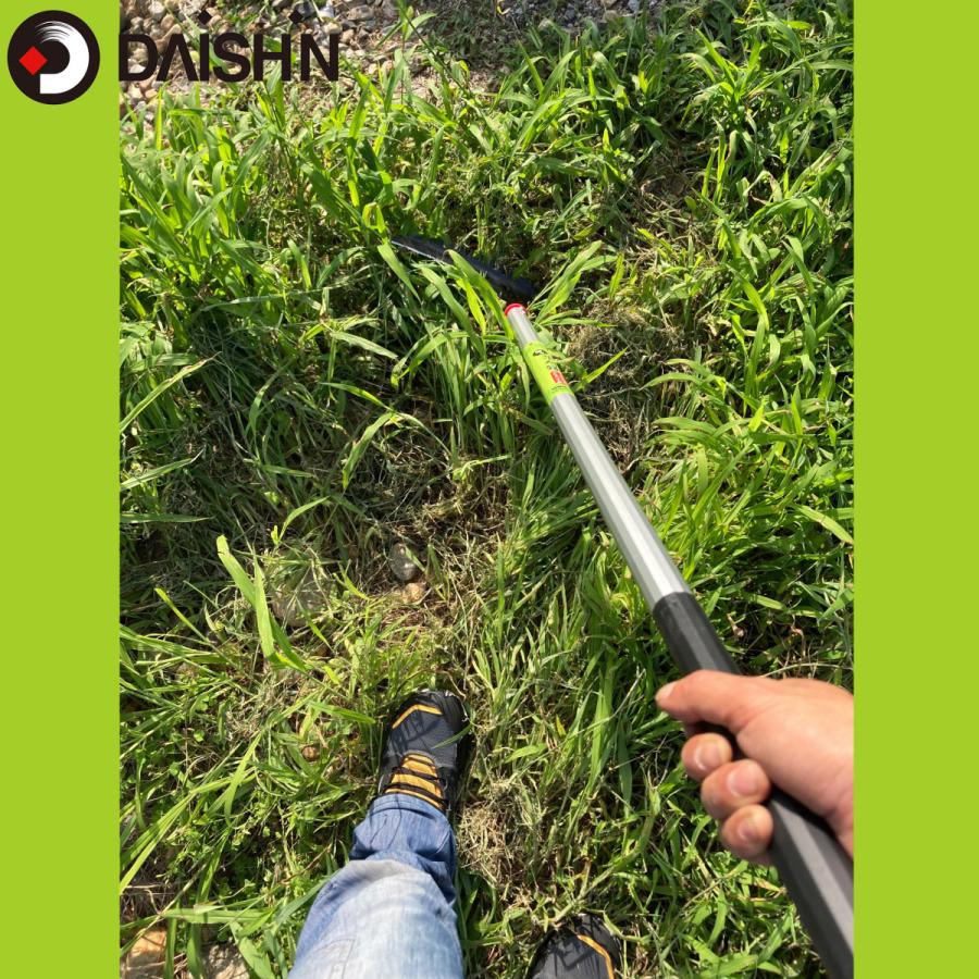DAISHIN（大進） 草刈り 道具 立ったまま 草刈り鎌 長柄 1350mm
