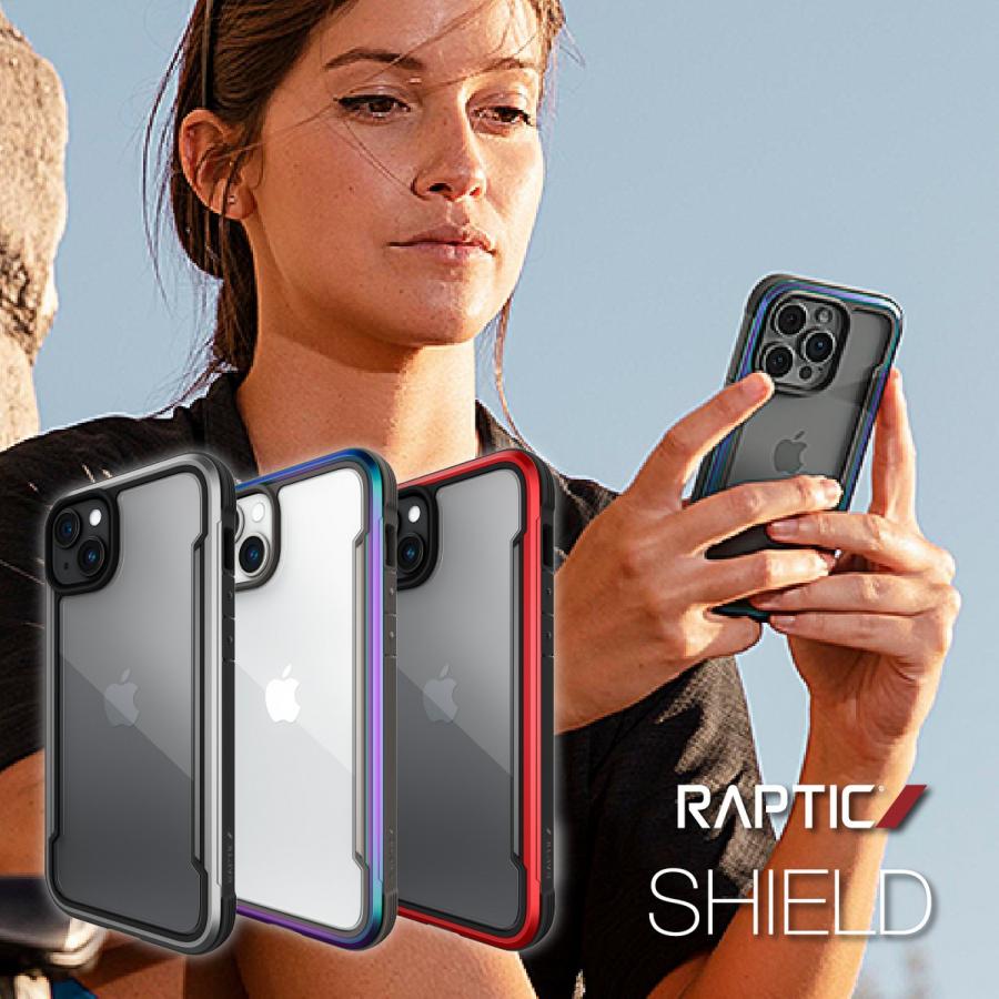 RAPTIC iPhone15 ケース 耐衝撃 米軍MIL規格 クリア スマホケース 衝撃