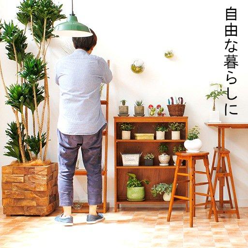 シェルフ ブックシェルフ HMR-2664BR 幅70cm 市場 hommage book shelf