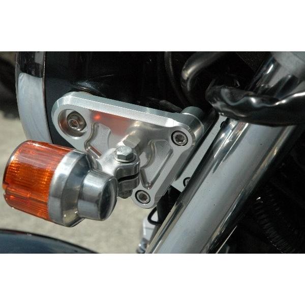 ゼファー1100/RS ヘッドライトステー シルバー : Complsah Factory