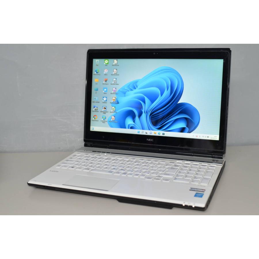 中古ノートパソコン Windows11+office 爆速SSD512GB NEC LL750/M core
