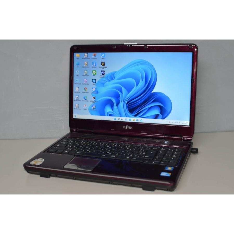 最新Windows11+office 富士通 NF/G50 core i3-330M/メモリ4GB/HDD640GB