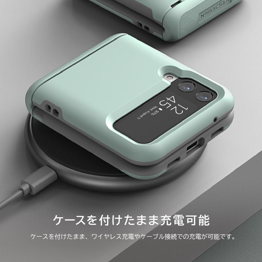 VRS DESIGN Galaxy Z Flip4 5G ケース カバー 耐衝撃 ストラップホール