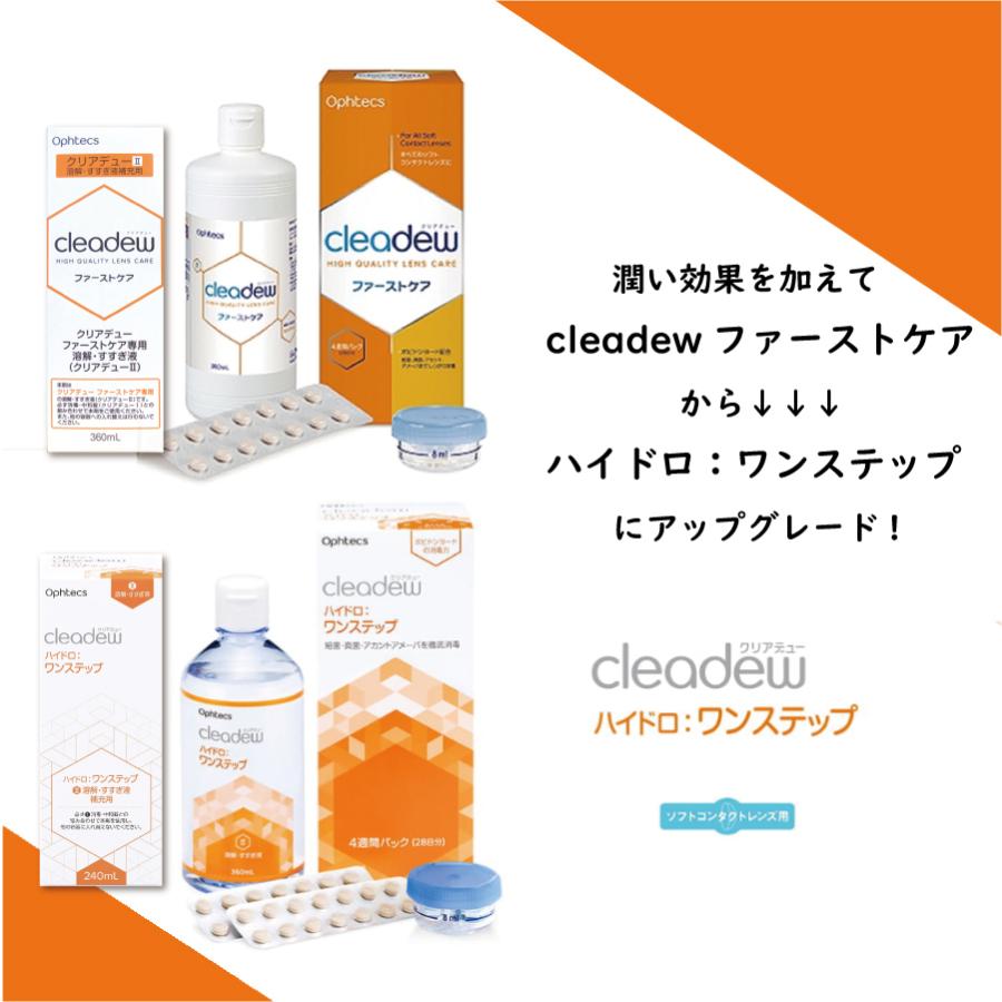 cleadew オフテクス ハイドロ:ワンステップ 28日分（360ml）×12本